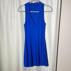 Zara Vibrant Blue Mini Dress